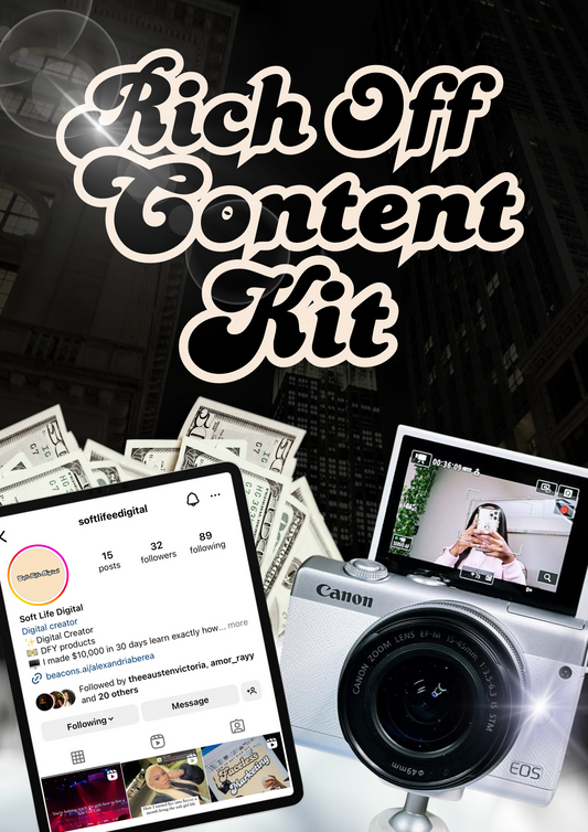 Rich Off Content Kit With Resell Rights